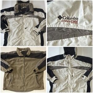 COLUMBIA Challenge Series - Men's 3-in-1 Hooded Winter Ski Jacket - 2XL Tall